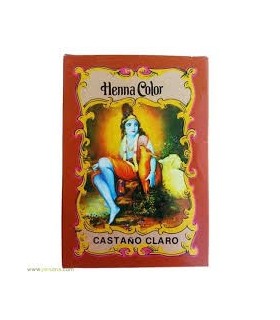 Henna Castaño Claro Polvo · Radhe Shyam · 100gr