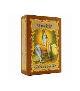 Henna Castaño Oscuro en polvo · Radhe Shyam · 100gr