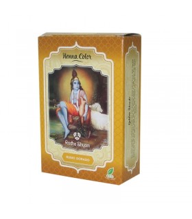 Henna Rubio dorado en polvo · Radhe Shyam · 100 gr