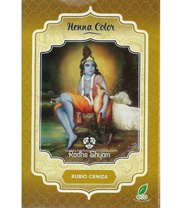 Henna Rubio ceniza en polvo · Radhe Shyam · 100 gr