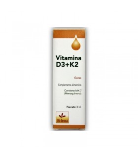 Vitamina D3+K2 · Gotas · Bilema · 30 ml