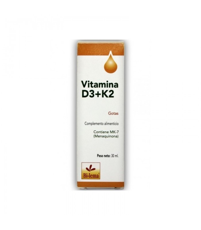 Vitamina D3+K2 · Gotas · Bilema · 30 ml
