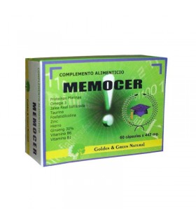 Memocer · Golden Green Natural · 60 Cápsulas
