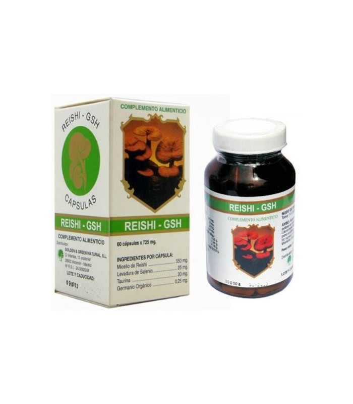 Reishi GSH · Golden Green Natural · 60 Cápsulas