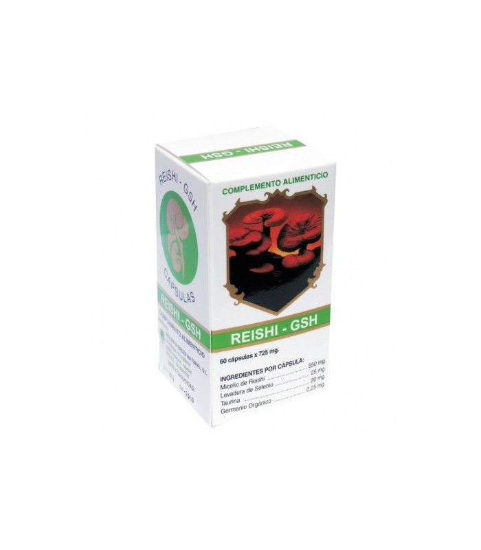 REISHI GSH · GOLDEN GREEN NATURAL · 60 CÁPSULAS