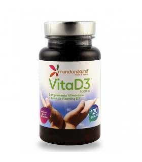 VITA D3 4000UI · MUNDONATURAL · 120 PERLAS