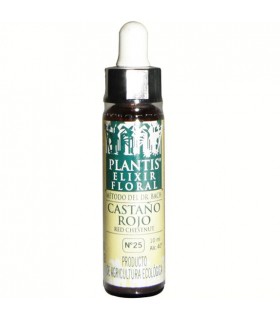 Elixir floral Nº25 Castaño rojo · Plantis · 10 ML