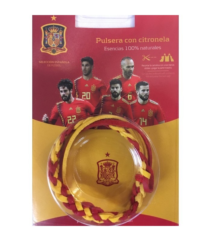 PULSERA DE CITRONELA ANTIMOSQUITOS · SELECCIÓN ESPAÑOLA DE FÚTBOL