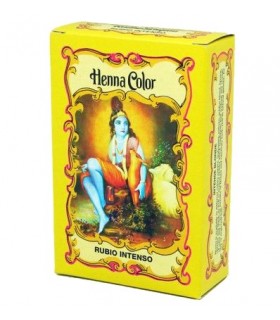 Henna Rubio intenso en polvo · Radhe Shyam · 100 gr