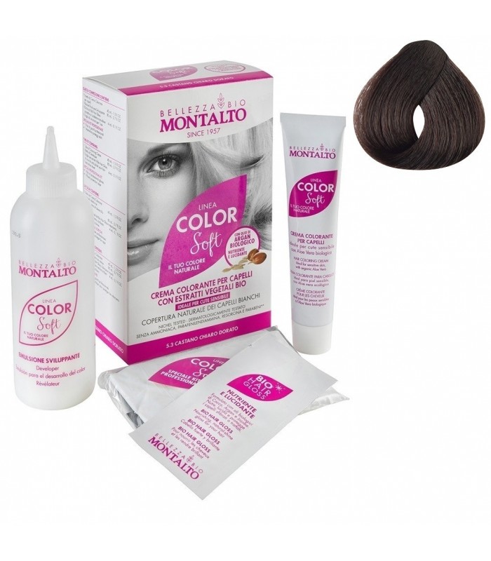 incompleto Por lo tanto tobillo Tinte Vegetal Bio Color Soft · Montalto · Tono 4.9 Chocolate · 135 ml