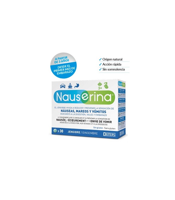 Nauserina · Deiters · 30 Comprimidos