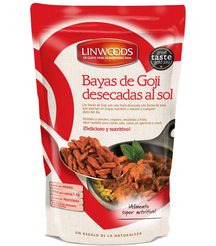 Bayas Goji Desecadas · Linwoods · 250 Gr