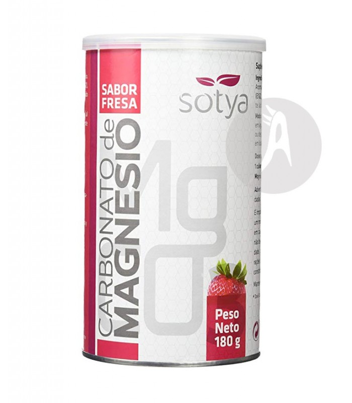 Carbonato de Magnesio Sabor Fresa ·  Sotya · 180 Gr