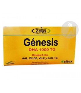 Génesis DHA 1000 TG · Zeus · 60 Cápsulas