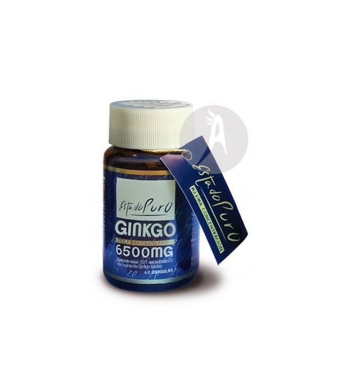 Ginkgo Biloba 6500 Mg Estado puro · Tongil · 40 Cápsulas