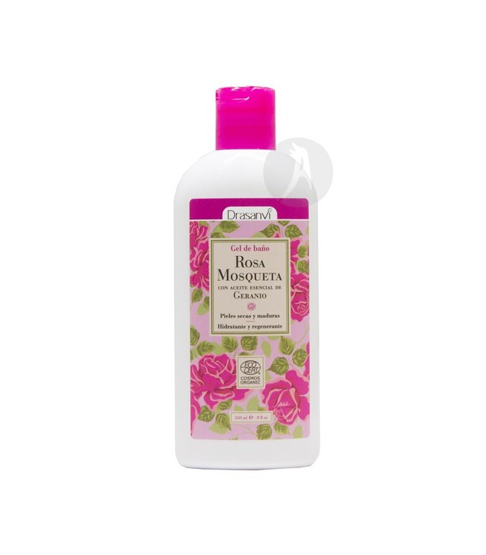Gel de baño rosa mosqueta bio · Drasanvi · 250 ml