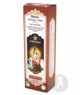 Henna Castaño Claro en pasta · Radhe Shyam · 200 ml