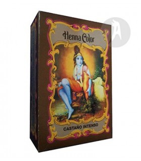 Henna Castaño intenso polvo · Radhe Shyam · 100gr