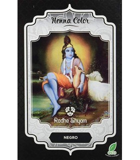 Henna negro en polvo · Radhe Shyam · 100 gr