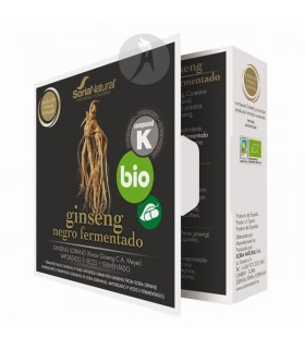 Ginseng Negro Fermentado · Soria Natural · 24 Cápsulas