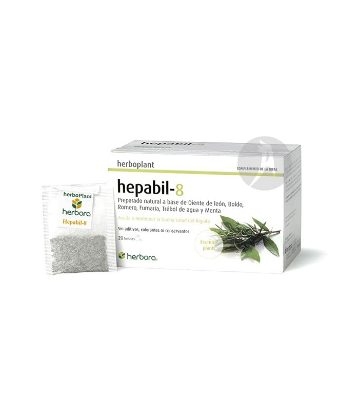 HEPABIL 8 · HERBOPLANT · 20 BOLSITAS