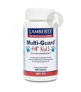 Multiguard® for kids · Lamberts · 100 Tabletas masticables