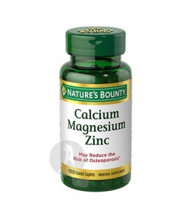Calcio,magnesio y zinc · Nature´s Bounty · 100 Comprimidos