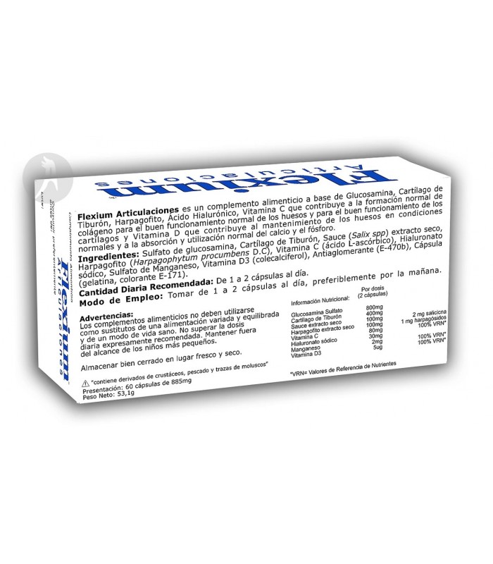 FLEXIUM ARTICULACIONES · Pharma OTC · 60 Cápsulas