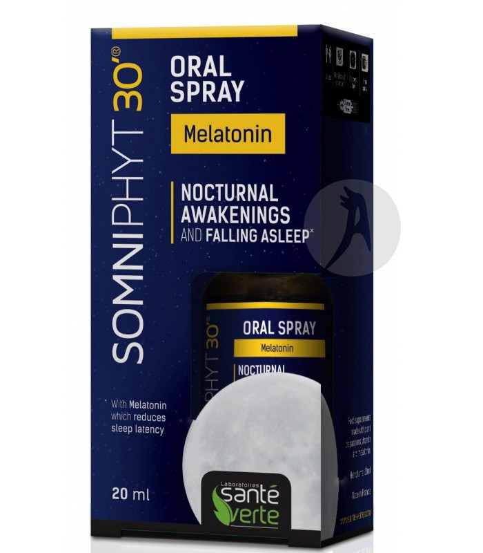 Somniphyt 30' Spray Bucal Melatonina · Santé Verte · 20 Ml