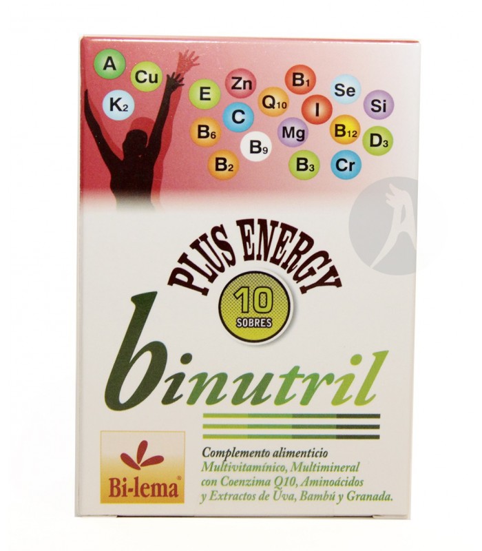 Binutril Plus Energía · Bilema · 10 Sobres
