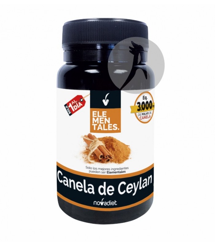 Canela de Ceylan Elementales · Novadiet · 30 Cápsulas