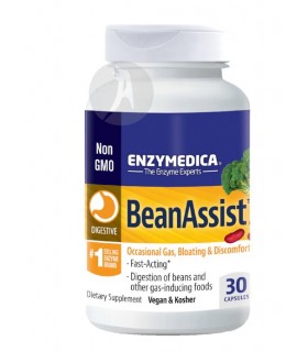 BeanAssist Enzymedica · Pharmadiet · 30 Cápsulas