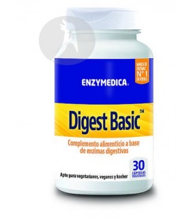 Digest Basic Enzymedica · Nutrinat · 30 Cápsulas