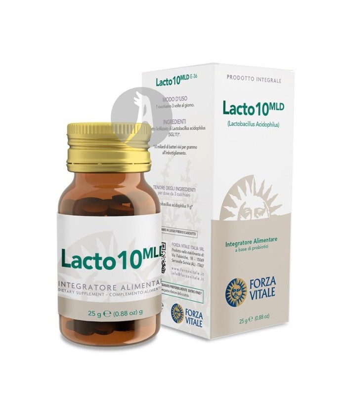 Lacto 10 (Lactobacilus Acidophylus) · Forza Vitale · 25 Gr