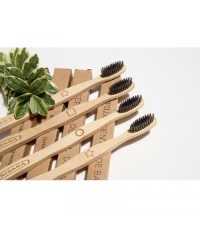 Cepillo Dental de Bambú · Irisana · 4 Unidades
