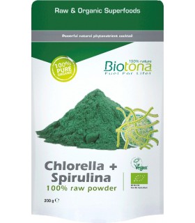 Chlorella + Spirulina · Biotona · 200gr