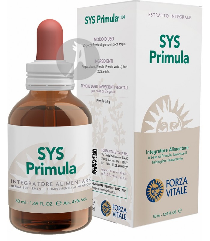 SYS Primula · Forza Vitale · 50 Ml