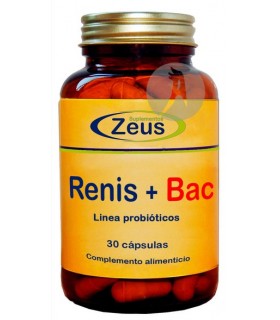 Renis + Bac · Zeus · 30 Cápsulas