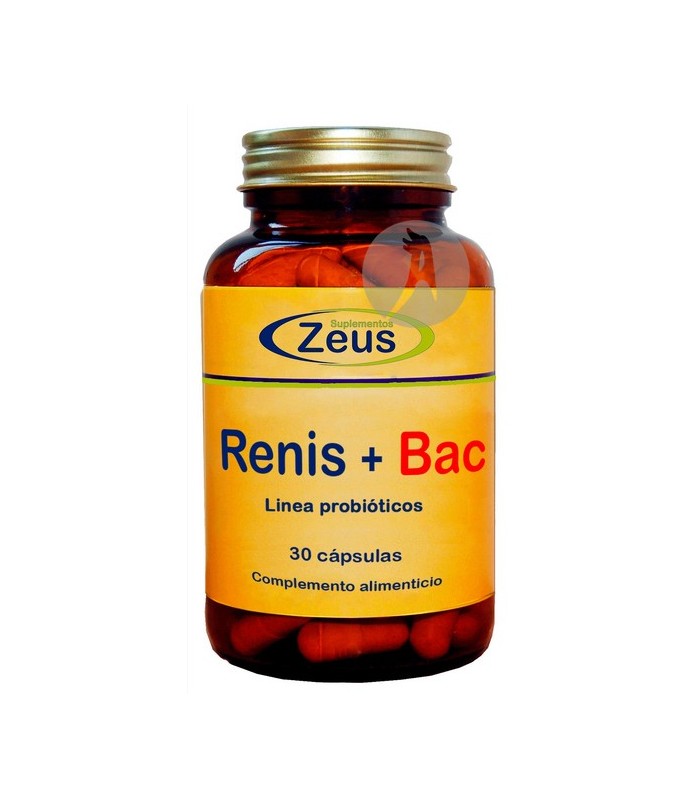Renis + Bac · Zeus · 30 Cápsulas