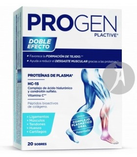 Progen Plactive · Pharmadiet · 20 Sobres