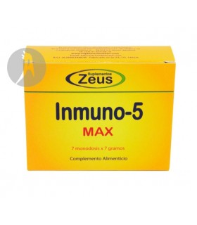 Inmuno 5 Max · Zeus · 7 Sobres