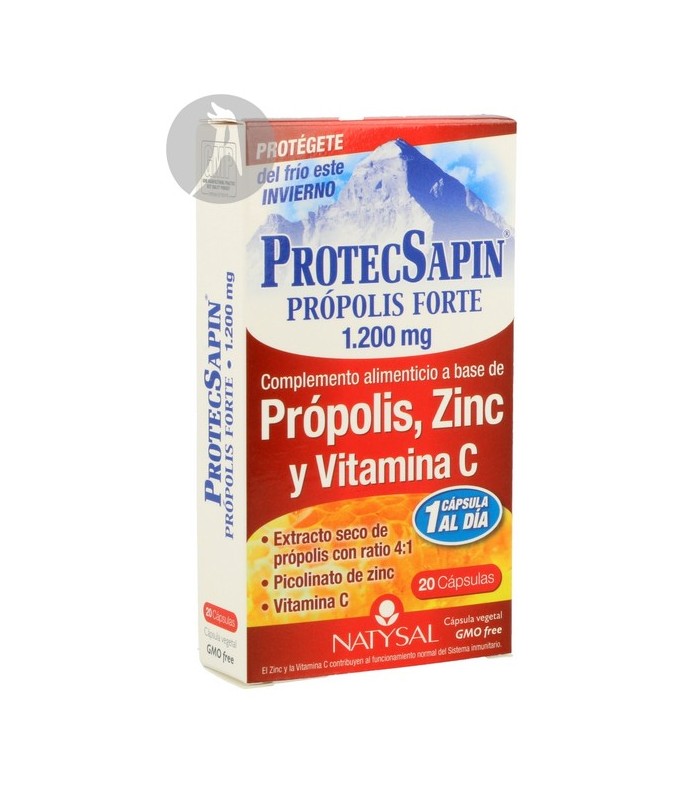 ProtecSapin Própolis Forte · Natysal · 20 Cápsulas
