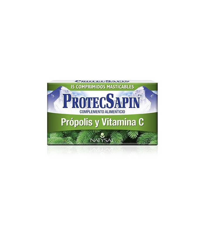 ProtecSapin Própolis y Vitamina C · Natysal · 15 Comprimidos Masticables