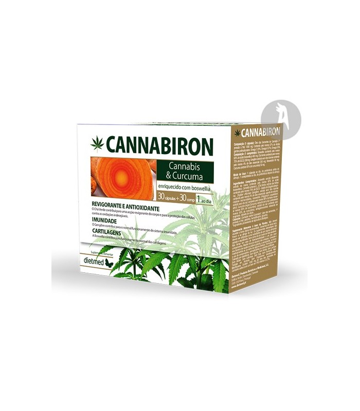 Cannabiron · Dietmed · 30 Perlas + 30 Comprimidos