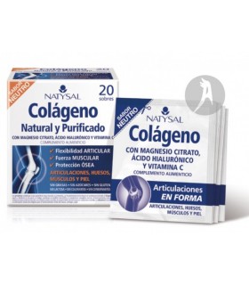 Colágeno Natural y Purificado · Natysal · 20 Sobres