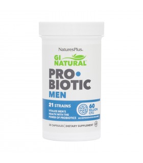 Gi Natural Probiotic Men · Natures Plus · 30 Cápsulas
