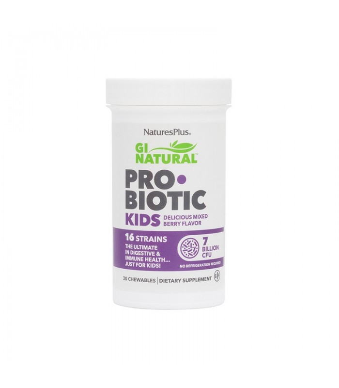 Gi Natural Probiotic Kids · Naturs Plus · 30 Comprimidos Masticables