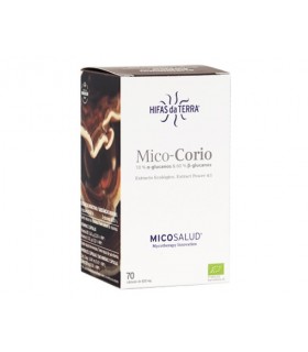 Mico-Corio Cola de pavo · Hifas da terra · 70 Cápsulas
