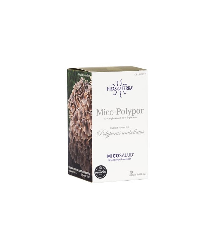 Mico-Polypor Polyporus · Hifas da terra · 70 Cápsulas