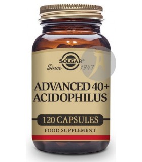 Acidophilus Avanzado 40+ Probióticos · Solgar · 120 Cápsulas Vegetales